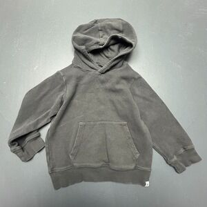 Honest Hoodie Baby Boy 3T Gray Pullover Sweatshirt Organic Cotton Casual Toddler